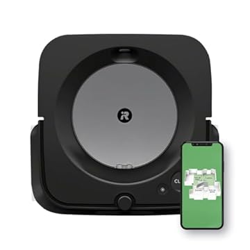 Robô Passa Pano Inteligente Bivolt Braava jet® m6 Graphite iRobot