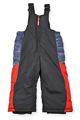 Image of Arctic Quest Boys' Bib Snow Pants and Ski Jacket Water-Resistant Snowsuit For Kids Winter Hooded Jacket