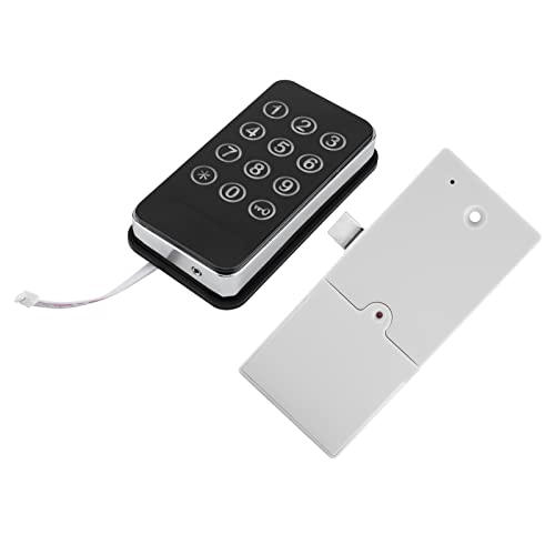 Serratura Elettronica Senza Chiave – Combinazione Digitale E Lettore Carte, Per Armadi, Cassetti, Cassette Attrezzi