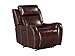 Intercon Wainwright Dual Power Headrest, Reddish Brown Recliner