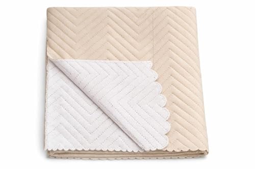 Image of ONAVH Presents Quilted Sofa Cover Set 5 Seater for Living Room - 3 Seater & 1+1 Seater Sofa Slip Covers for Home - Premium Furniture Protector Panels for Sofa Couch Office, 10 Pieces
