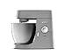 Kenwood Chef XL KVL4100S – robot kuchenny z dużą miską do mieszania ze stali nierdzewnej 6,7 l, wielofunkcyjny pomocnik kuchenny, 1200 W, w zestawie 3-częściowy zestaw cukierniczy, srebrny