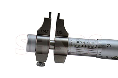 Shars 0.2"-1.2" Precision Inside Micrometer, 0.0001" Resolution 303-2101 P} #TOP2