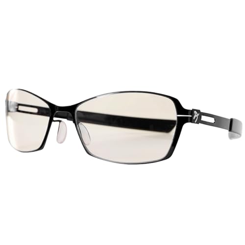 Arozzi Visione VX-500 Computer gaming glasses - Anti-glare, UV and Blue light protection, Eye strain relief, Comfortable gaming, Black