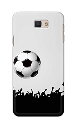 Image of Printed Hard Back Cover Case for Samsung On Nxt | Samsung J7 Prime | J7 Prime 2 | On7 Prime | On7 (2016) Back Cover (Football Icon) -1302
