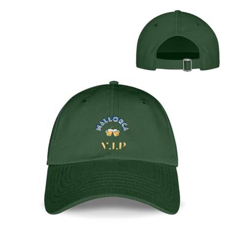 Casquette de baseball Mallorca VIP verte en taille unique avec broderie