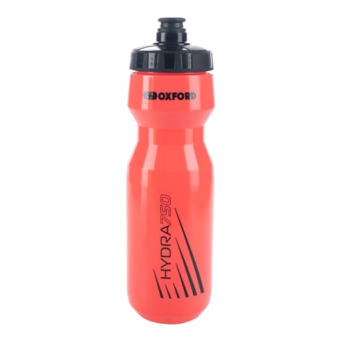 Oxford Bike Bottle Holder and 750ml Red BPA-Free Water Bottle Set, Durable Matt Black Cage - Image 3
