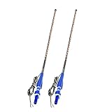 HONLEEX 2Pcs 2FT RGB LED Whip Lights 180° Auto Strobe LED Antenna Light Waterproof for Off-Road ATV...