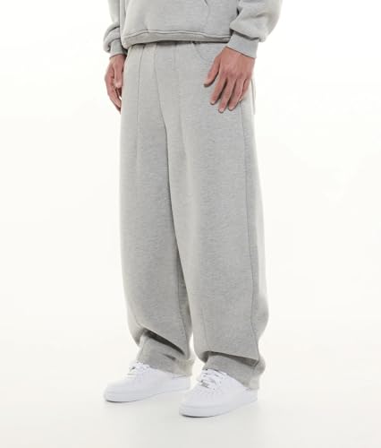 Image of BE SAVAGE 320 GSM Heavyweight Baggy Trackpant for Men Sweatpants for man Oversized Track Pant Side Pocket