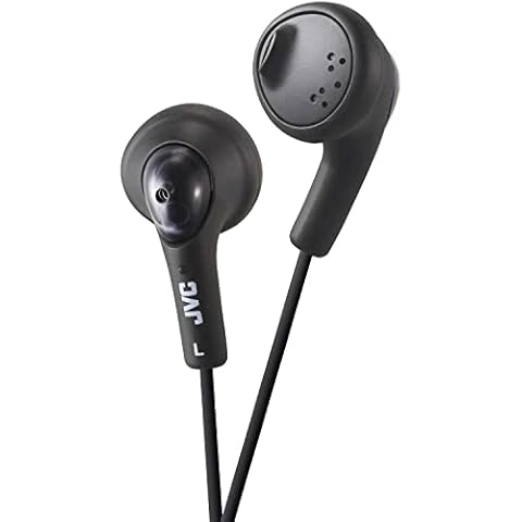 JVC HAF160B Gumy Ear Bud Headphone Black Cover