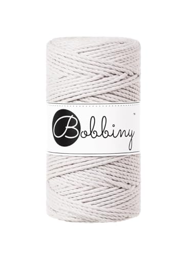 Bobbiny Corde Macramé Torsadée Regular 3mm (Moonlight) 100m