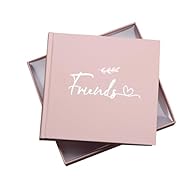 Heartfelt Gift: This pink Friends Album featuring a cute design emblazoned on the cover, making it a thoughtful present. Ample Storage: Preserve 50 cherished 6"x4" photos and write captions alongside them in this album. Compact Size: Measuring 18.5cm...