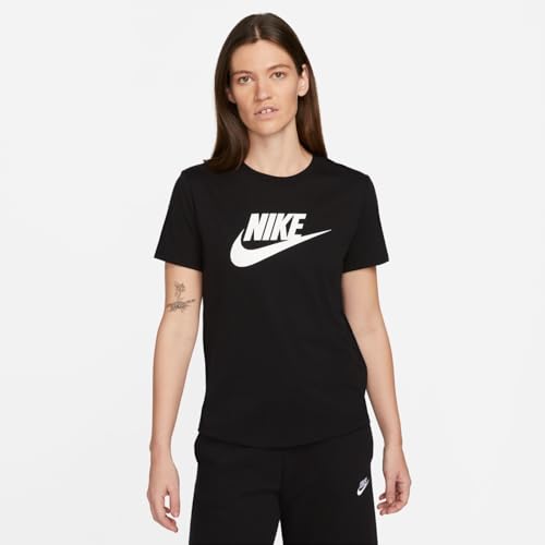 T-shirt Nike NSW Club pour femme avec logo brodé Futura en coton doux