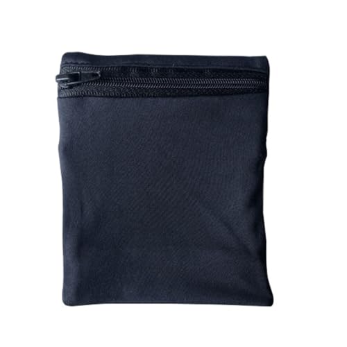 Hperu Billetera de Tobillo Sports Muñeco de la Billetera Tarjetas de Cremallera Almacenamiento Polla de Banda de Sudor Absorbente