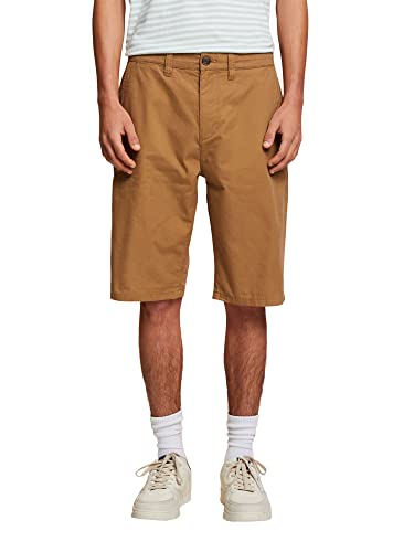 ESPRIT Men's 993EE2C302 Shorts, 230/CAMEL, 28, 230/Camel