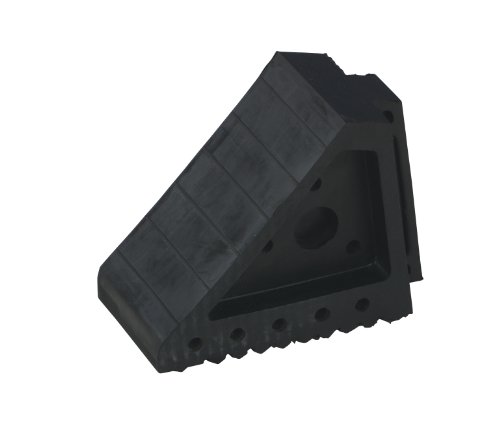 Vestil Rwc-5 Rubber Wheel Chock With Handle, 6" Width, 4" Height, 8" Length #TOP1