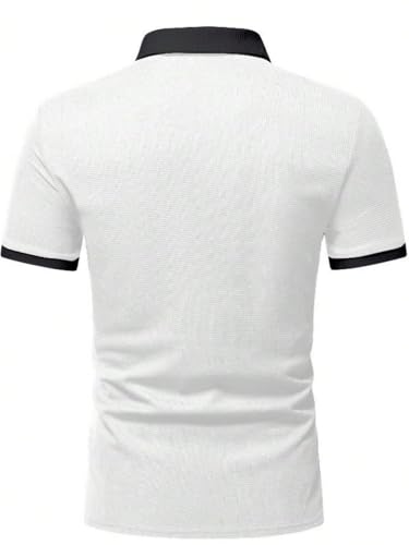 Image of GRECIILOOKS Men's Polycotton Regular Fit T-Shirt | Polo T Shirt for Men | Casual T Shirts
