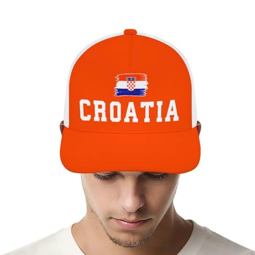 Image of Soccer National Team Baseball Cap for Men Women Adjustable Snapback Summer Sun Hat Game Day Hat for Soccer Fans