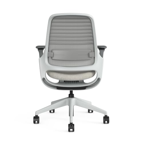 Image of Steelcase Series 1 Ergonomic Office Chair | Adjustable Lumbar Support, 4D Arms, LiveBack System | Weight-Activated Recline | 12-Year Warranty