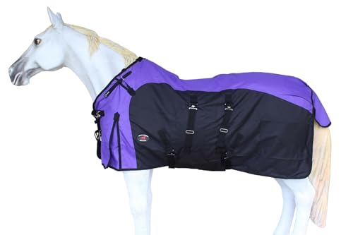 Image of 66 inch 1200D Turnout Waterproof Fleece Lined Medium Winter Blanket Sheet 384LG