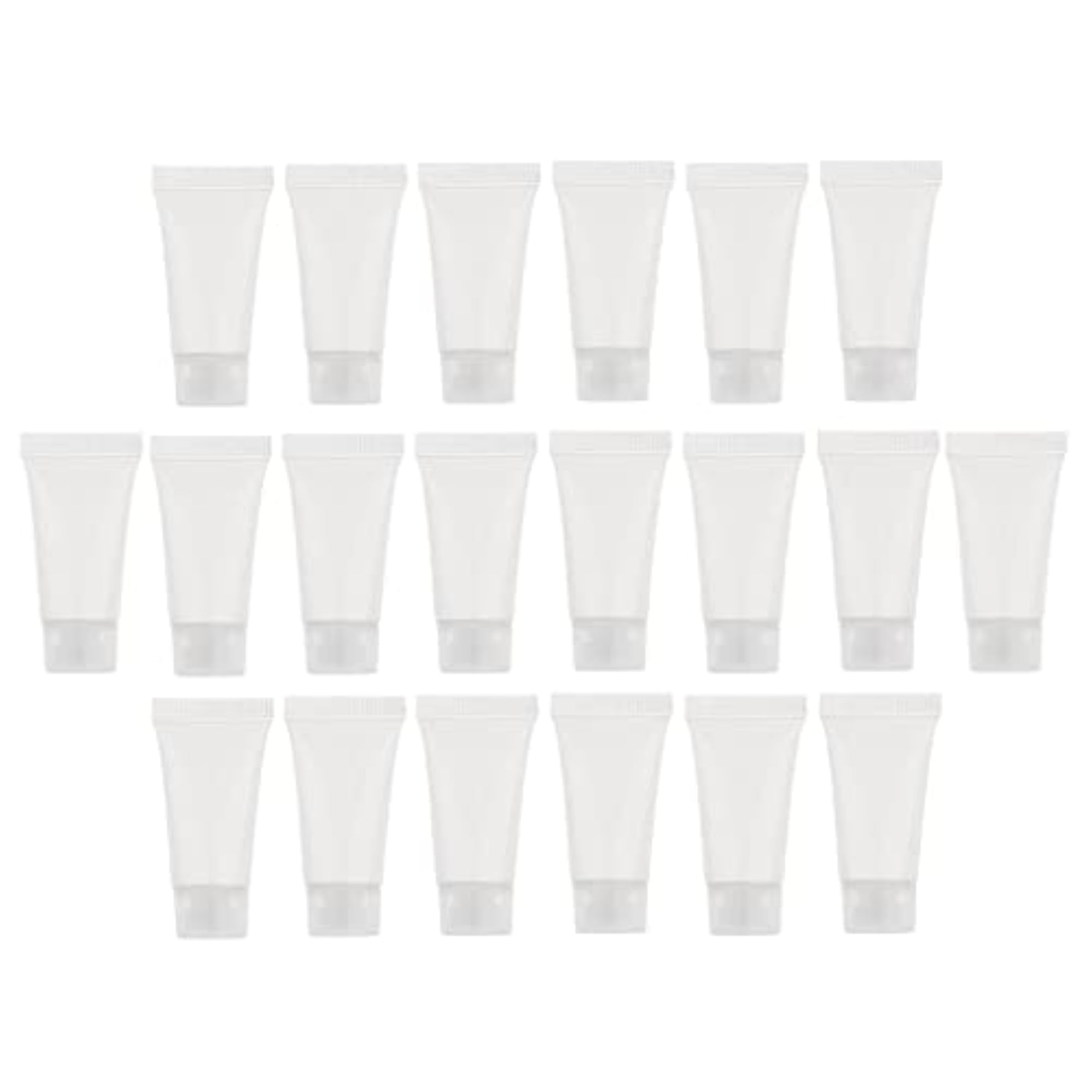 20 Pieces 5ml Empty Refillable Travel Plastic Tubes