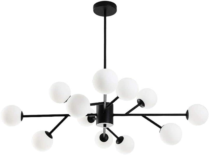 Luminaire suspendu givré pour éclairer un salon sombre LYGXWJFC 9S