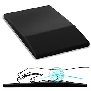 ERGOPOLLO Ergonomic Mouse Pad with Support, Large Comfortable Soft Memory Foam Mousepad for Wrist Rest Pain Relief…