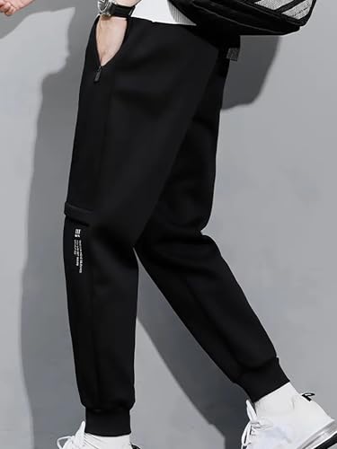 Image of Lymio Men's Regular Slim Fit Mid Rise ycra Full Elastic Jogger Track Pant Printed Joggers (TP-47-49)