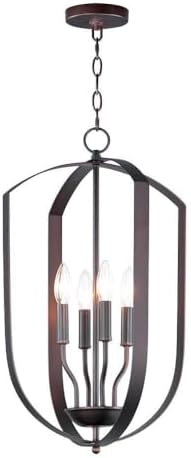 Maxim Provident-4 Light Chandelier-14.5 Inches Wide by 23.5 inches high-Oil Rubbed Bronze Finish -Traditional Installation