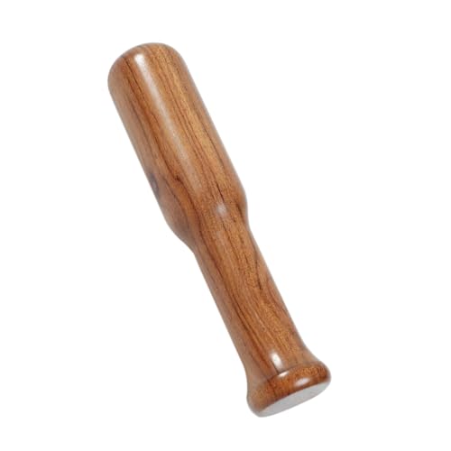 Mobestech Martillo golpeteo para ajo vegetal Palo de molienda varilla de molienda mezclador de condimentos utensilios de condimento herramienta de molienda Madera Marrón