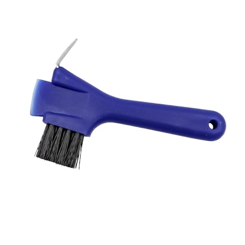 Hsthe Sea Horse Hoof Pick Brushes Horse Grooming Tools Grooming Cleaning Accessories for Horses Sheep Cattle(Random Color)