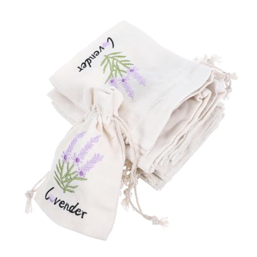 Garneck 10 Piezas Bolsa De Embalaje De Lavanda Envoltura Cochera Transatlántico Cubiertas De De Gabinete De Vacaciones Pegatinas De Navidad Cubre Etiqueta Mosquetón Algodón