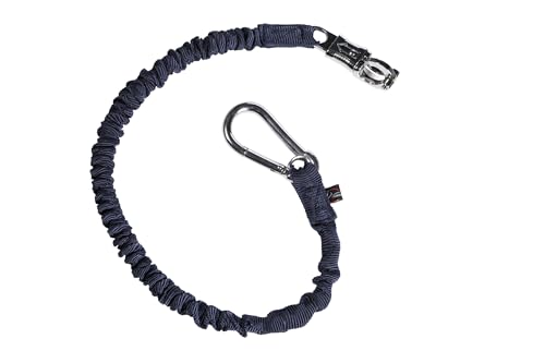 HKM Elastischer Anbindestrick, Dunkelblau, ca. 60 cm