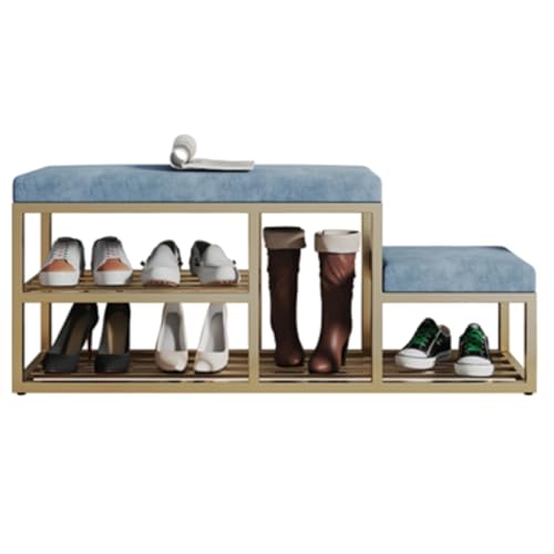 Banc de rangement à chaussures pour couloir et salon au design épuré