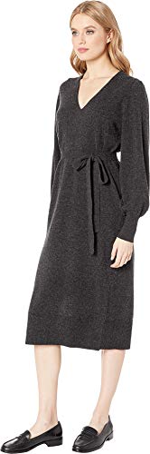 Robe pull col en V confortable pour vos journées de bureau