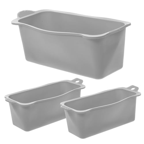 CIYODO 3pcs Large Grease Cup Liner Silicone Grease Catcher for Kitchen Tray Camping Accessory