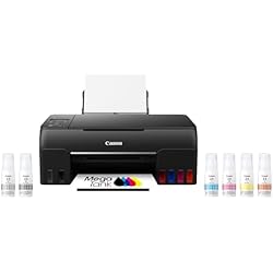 1 of Canon PIXMA G620 Wireless MegaTank Photo All-in-One Printer [Print, Copy, Scan], Black,Works with Alexa