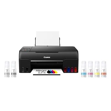 Canon Impressora multifuncional fotográfica sem fio PIXMAG620 MegaTank [Impressão, cópia, digitalização], preta