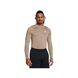 [Under Armour] Tシャツ Armour Heatgear Compression Long-sleeve T-shirt メンズ (236) サハラ/白 3X-Large