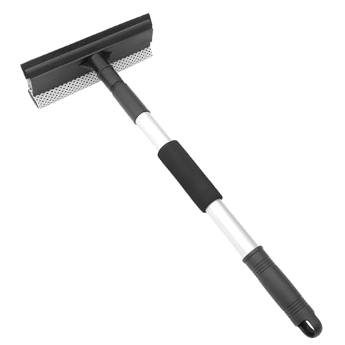 Holibanna Telescopic Car Windshield Squeegee Sided for Windows and Mirrors Durable Long Handle for Easy Access for Automotive and Home Use