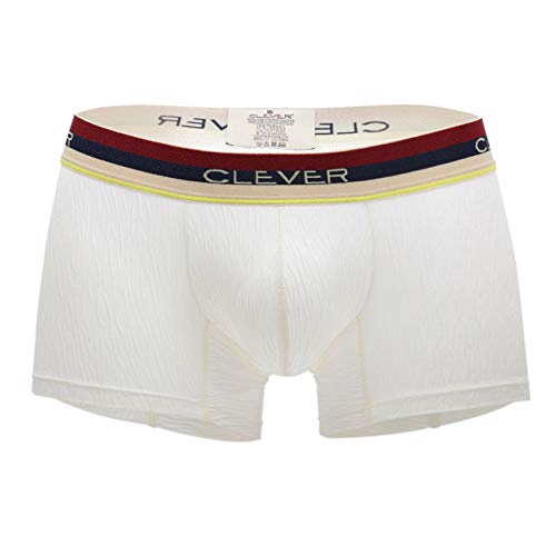 Clever Moda Boxer Short Antonio Beige sous-vêtements pour Hommes, Ta.XL