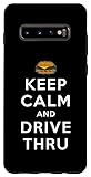 Galaxy S10+ Keep Calm and Drive Thru - Hamburger Hot Dog Fries Ice Cream Case