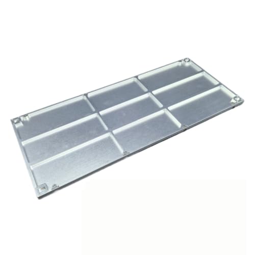 Plaque plate conteneur en alu pour réparer le plateau plastique cassé de votre Actros 3363 RC