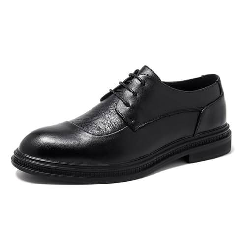 Men's Oxford Dress Shoes, Classic Leather Formal Business Shoes