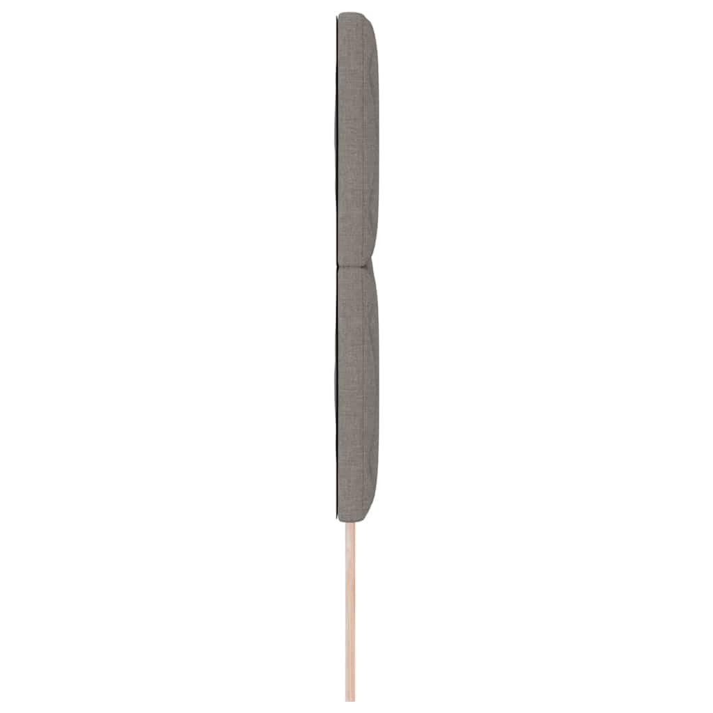 Cabecero de cama color topo de 160 cm de tela de pino de madera maciza de pino ajustable altura 118/128 cm diseño moderno robusto cabecero de cama para dormitorio juvenil habitación de