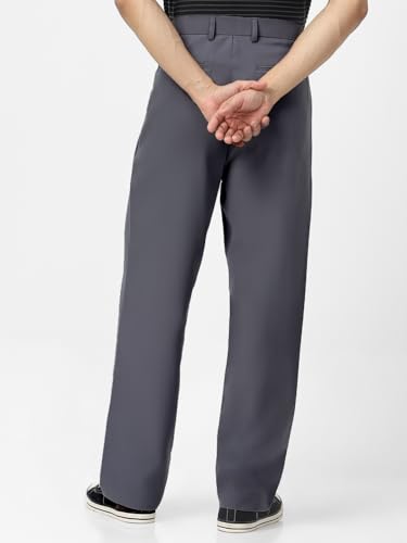 Image of Urbano Fashion Men's Loose Baggy Fit Solid Korean Pants Stretchable