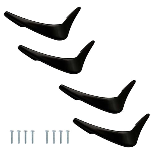 Image of VOLO V knobs for Drawers and cabinets for Home /Kitchen /Offices and Hotels - Versatile Solution for Home, Hotel, and Office Doors (Black, 4)