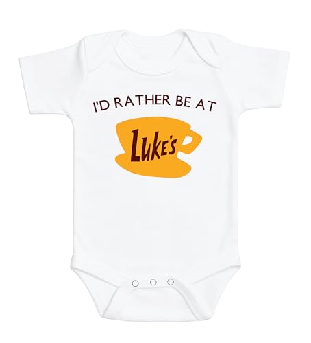 JGT Designs I'd Rather Be At Luke's Diner TV Inspired Baby Onesie® Romper One Piece