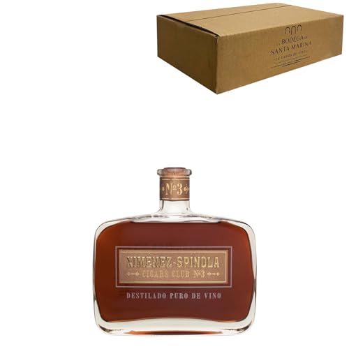 Brandy Ximénez - Spínola Cigars Club Nº3 - sabor elegante y sofisticado para momentos especiales - 70cl