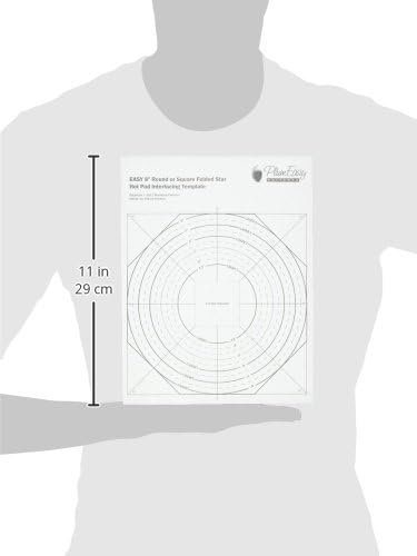 PlumEasy Patterns Hot Pad Interfacing Templates 12-Pack